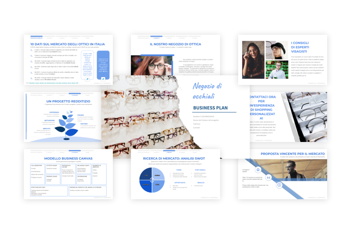 Negozio di Occhiali Business Plan