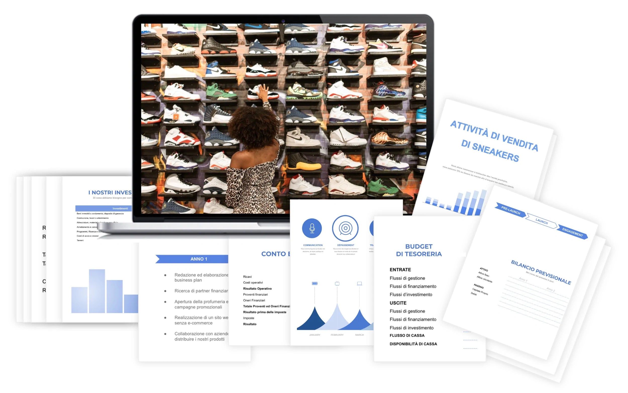 Vendita di Sneakers Piano Finanziario