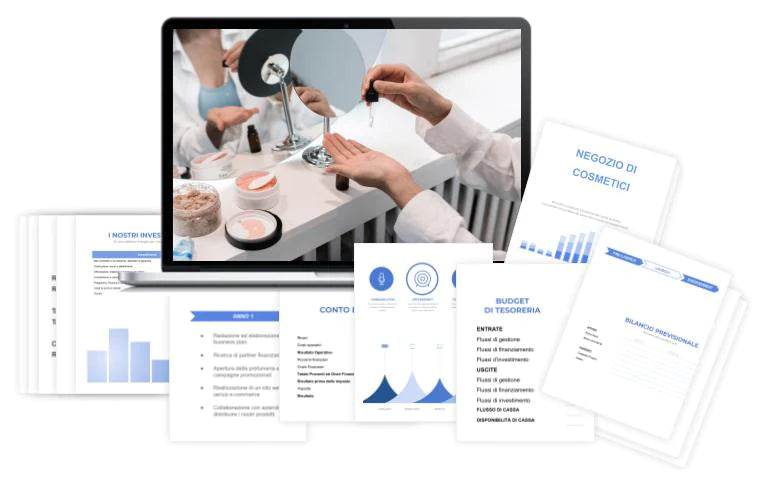 Negozio di Cosmetici Piano Finanziario