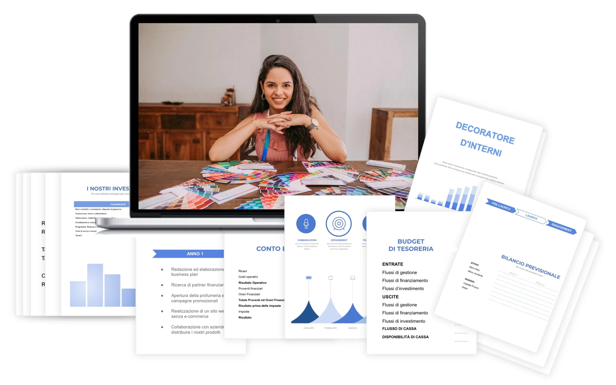 Decoratore d'Interni Piano Finanziario