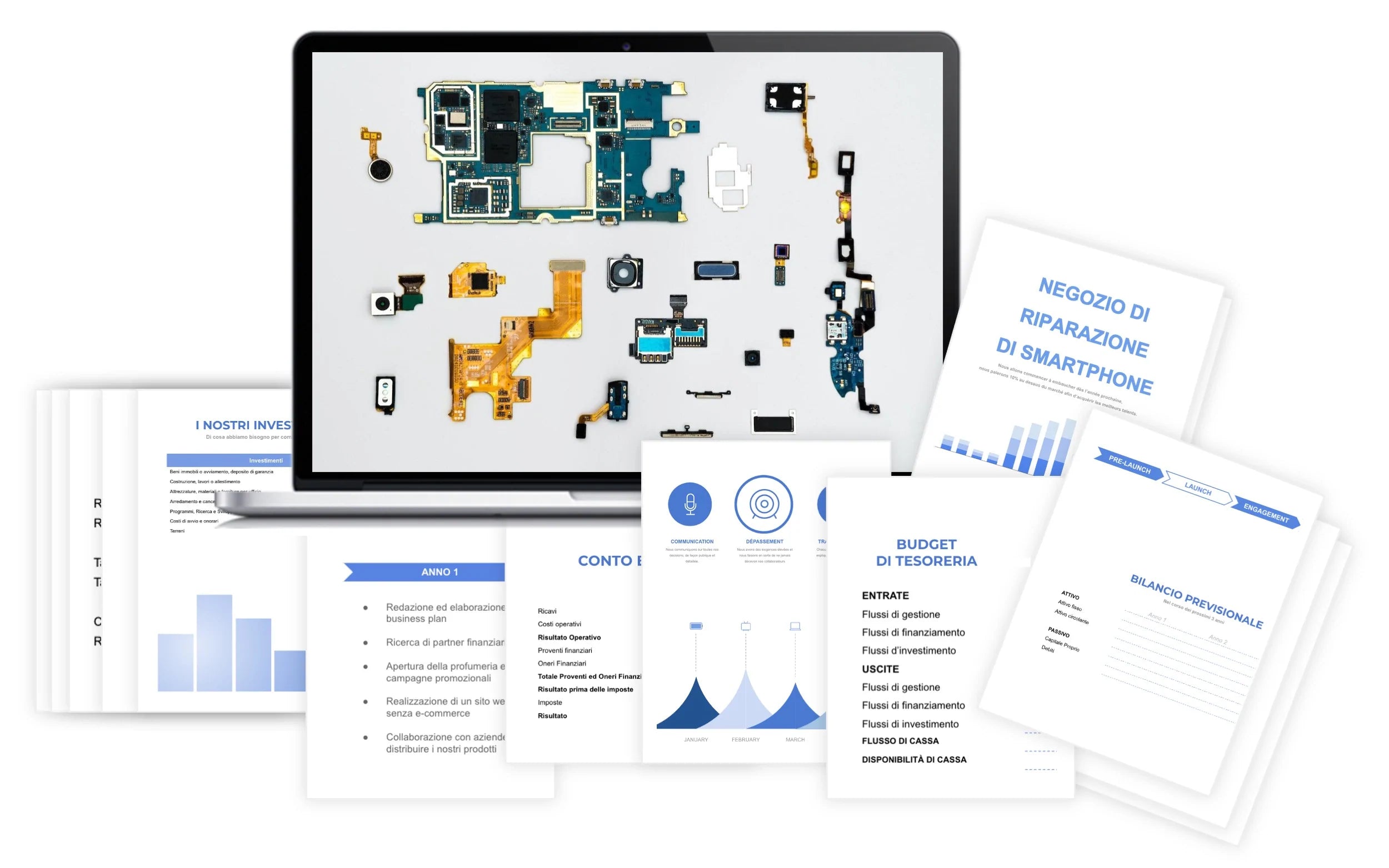 Negozio di Riparazione Telefoni Piano Finanziario