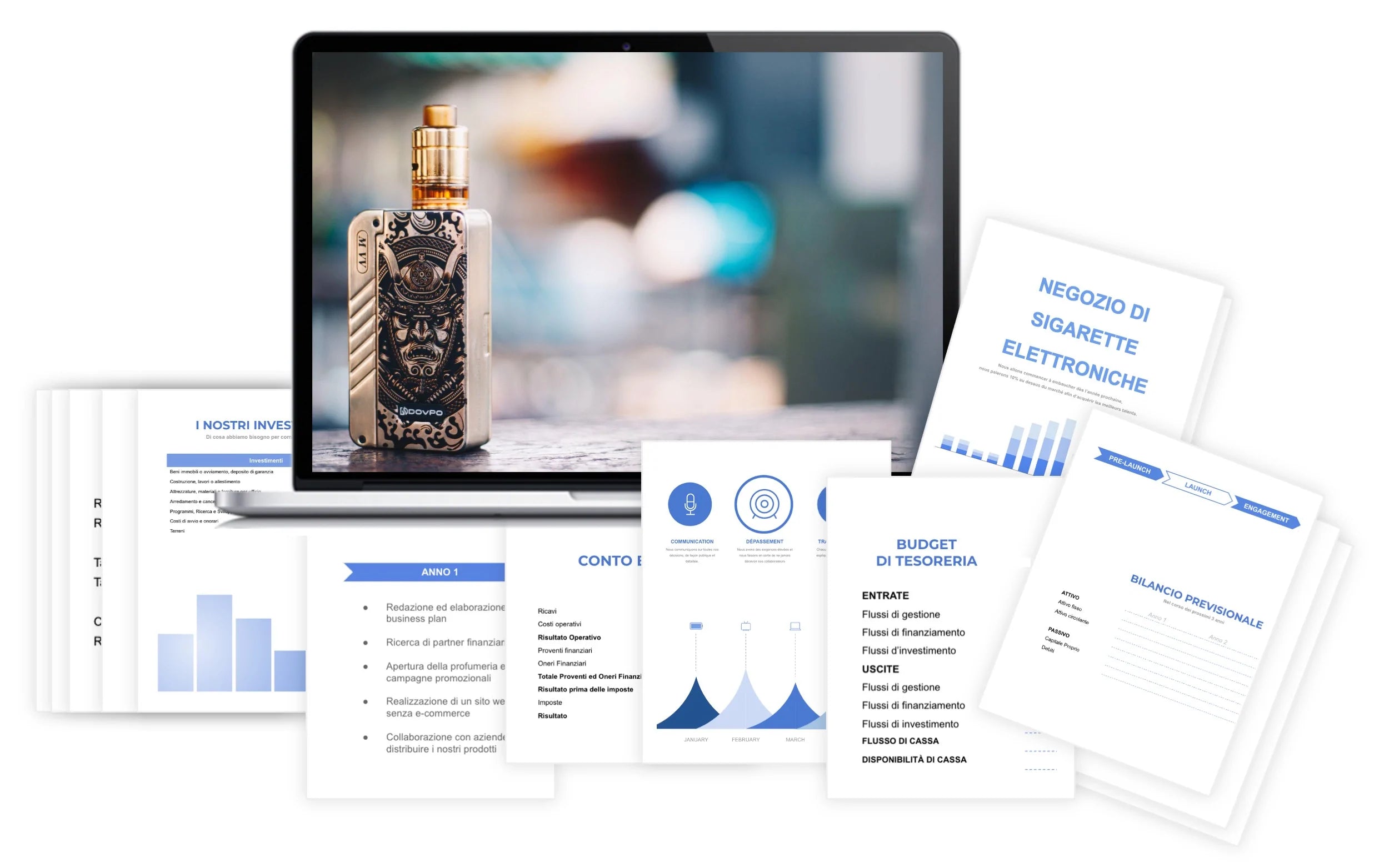 Negozio di Sigarette Elettroniche Piano Finanziario